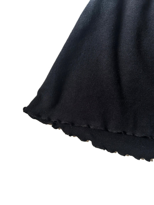 mini skirt with frills