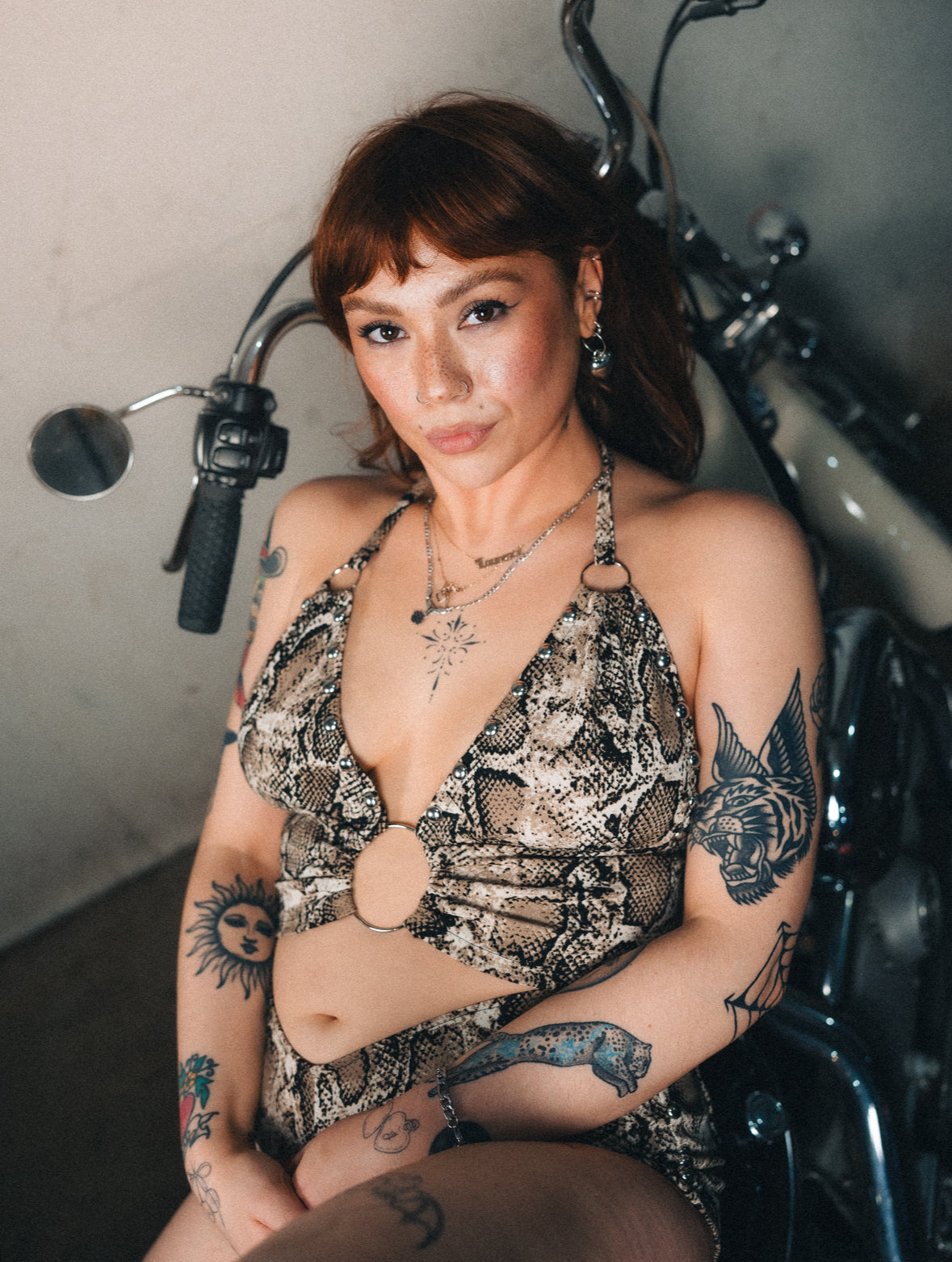 diana top in snake
